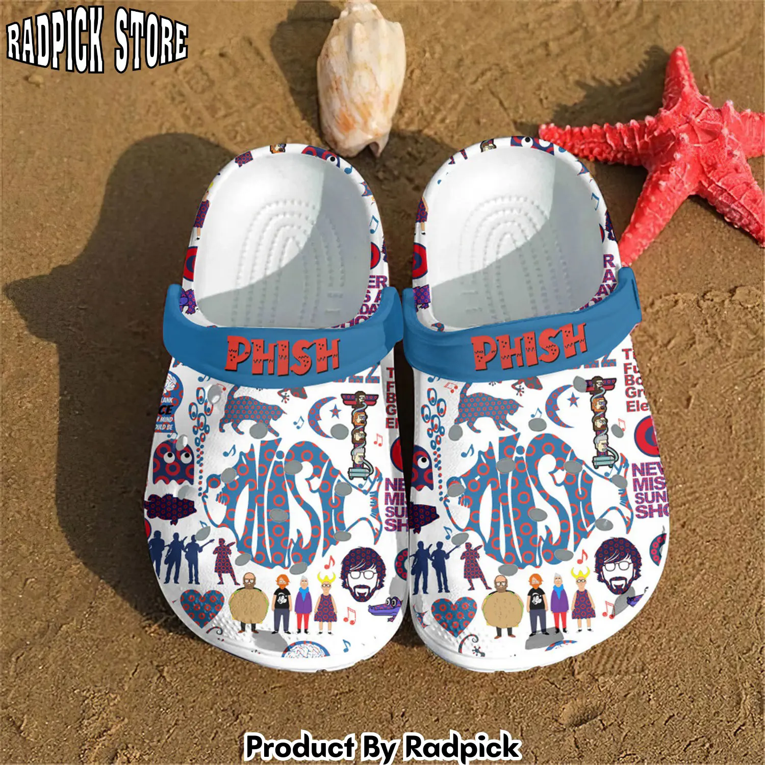 Radpick premium phish music clogs shoes comfortable for men women rp6522166